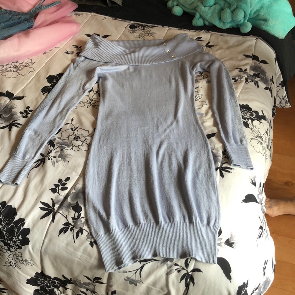 Lavender tunic sweater